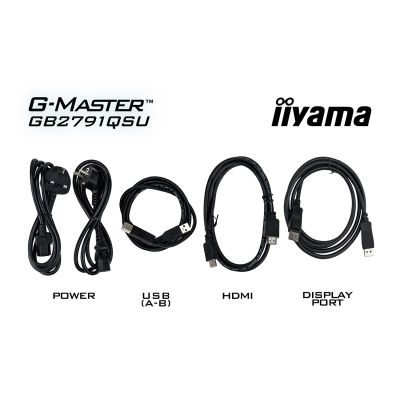 41. iiyama G-MASTER GB2791QSU-B1 monitor komputerowy 68,6 cm (27") 2560 x 1440 px Wide Quad HD Czarny