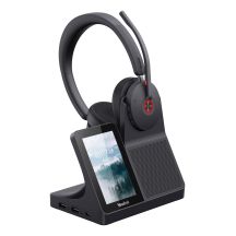 Yealink WH68 Workstation Zestaw słuchawkowy Przewodowy i Bezprzewodowy Opaska na głowę Połączenia/muzyka USB Type-C Bluetooth Podstawka do ładowania Czarny