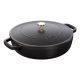 Głęboka patelnia do duszenia z pokrywką STAUB 40511-472-0 - czarna 28 cm