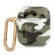 3. Etui Guess Camo Collection na AirPods 1/2 - zielone