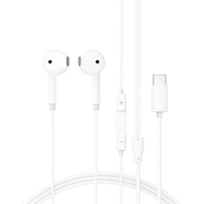 2. Słuchawki przewodowe Acefast L13 douszne z mikrofonem USB-C - białe