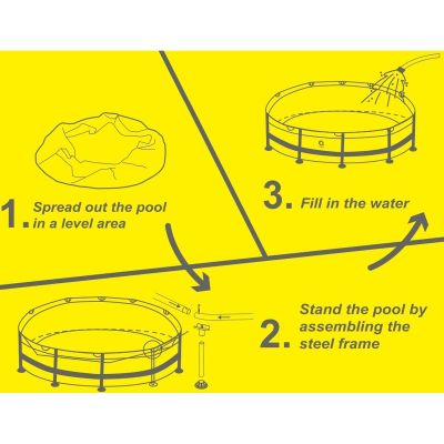 14. BASEN STELAŻOWY OWALNY 300X76CM 17798