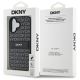 8. Etui DKNY Texture Pattern Tonal Stripe na iPhone 16 - czarne