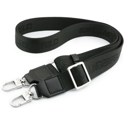 8. Etui Karl Lagerfeld Big Strap Choupette Metal Logo MagSafe na iPhone 17 Pro Max - czarne