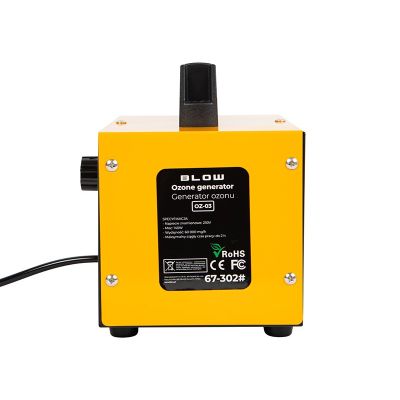 2. Generator ozonu BLOW OZ-03 pomarańczowy ozonator 60 000 mg/h 140W