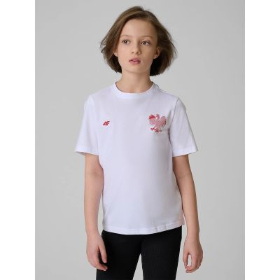 5. T-shirt kibica dziecięcy 4F 4FJSMM00TTSHU2236-10S