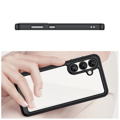 6. Etui silikonowe Outer Space Case z żelową ramką do Samsung Galaxy S25 - czarne