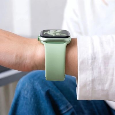 6. Pasek Tech-Protect Silicone na Apple Watch 40 / 41 / 42 mm - jasnozielony