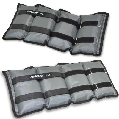 4. OBCIĄŻENIE NA PRZEGUBY SZARE 10KG (2x5KG) ENERO FIT