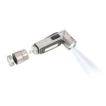TROIKA ECO KNICKLICHT PRO Szary Magnetyczne mocowanie latarki COB LED