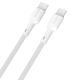 Kabel Dudao L9C Max 240W PD USB-C - USB-C 1,2m - biały