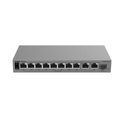 2. SWITCH POE RG-ES211GS-P 8-PORTOWY + 2X UPLINK + 1X SFP REYEE