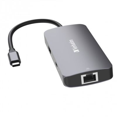 2. Verbatim CMH-05 USB Type-C 5000 Mbit/s Srebrny