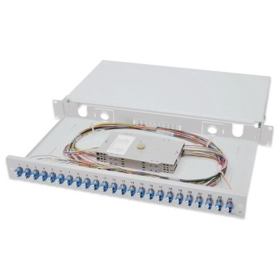 11. Digitus Panel światłowodowy, z wyposażeniem, LC, OS2