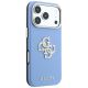 4. Etui Guess Smooth & Big Strass Logo na iPhone 18 Pro Max / 17 Pro Max - niebieskie