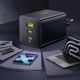8. Ładowarka sieciowa Baseus EnerFill FE11 100W 2 x USB-C + USB-A - czarna