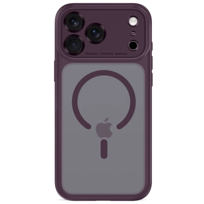 3. Etui Tech-Protect MagPeak MagSafe CC na iPhone 18 Pro Max / 17 Pro Max - dark cherry  matowe
