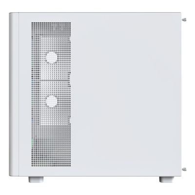 5. Drewniana obudowa PC Montech XR, Midi-Tower, ATX, ARGB, Szkło hartowane - biała