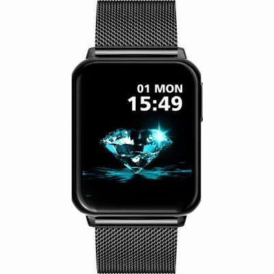 6. Smartwatch Gravity Biało Czarny 2 Paski GT17-8