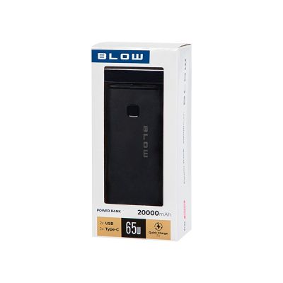 5. BLOW POWER BANK 20000MAH PD 65W CZARNY PB20G