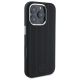 4. Mercedes MEHMP16L23SUVSK iPhone 16 Pro    6.3" czarny/black hardcase Silicone Vertical Tonal Stripes MagSafe
