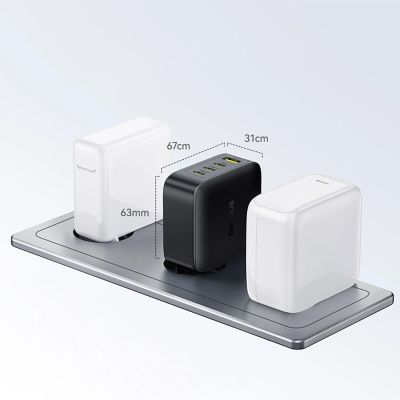 11. Ładowarka sieciowa Baseus EnerFill FH11 GaN 140W 3xUSB-C + 1xUSB-A - czarna