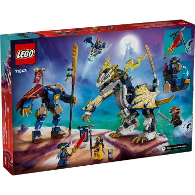 13. LEGO NINJAGO 71843 Mech smoczego jeźdźca Rogue’a