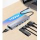 7. Manhattan 153959 stacja dokująca Przewodowa USB 3.2 Gen 1 (3.1 Gen 1) Type-C Srebrny