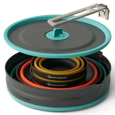 9. Ultralekki składany zestaw z garnkiem SEA TO SUMMIT  Frontier UL dla 2 osób/5 elementów