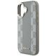 6. Etui DKNY Checkered Pattern Magsafe na iPhone 16 - beżowe