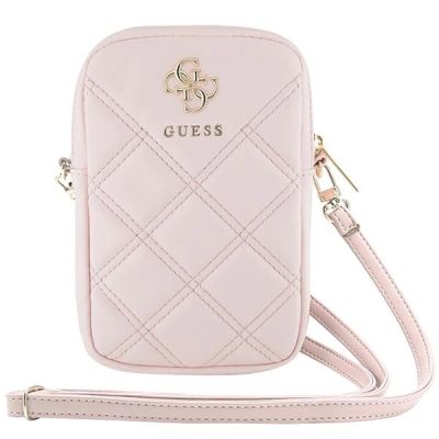 2. Torebka Guess Zip Quilted 4G - różowa