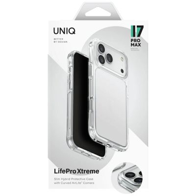 6. Etui UNIQ Lifepro Xtreme do iPhone 17 Pro Max - przezroczyste