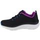 2. Skechers D'Lux Walker - Fresh Finesse 149368-BKPR Czarne 37