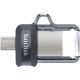 3. Pendrive SanDisk Ultra Dual Drive M3.0 SDDD3-032G-G46 (32GB; microUSB, USB 3.0; kolor szary)