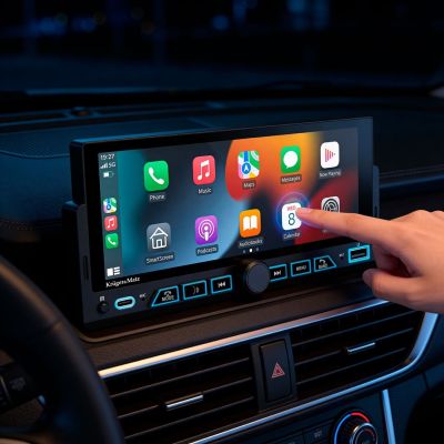 14. KRUGER&MATZ RADIO SAMOCHODOWE KM2017 CARPLAY/ANDROIDAUTO 1DIN