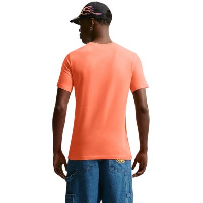 2. Koszulka męska Nike Nsw Tee Icon Futura pomarańczowa AR5004 835