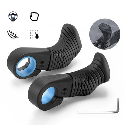 3. Chwyty rowerowe Wozinsky WGR-M22 MTB 22,2 mm ergonomiczne gripy kciukowe - czarne