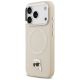 2. Etui Karl Lagerfeld Karl Pin MagSafe do iPhone 17 Pro Max - beżowe