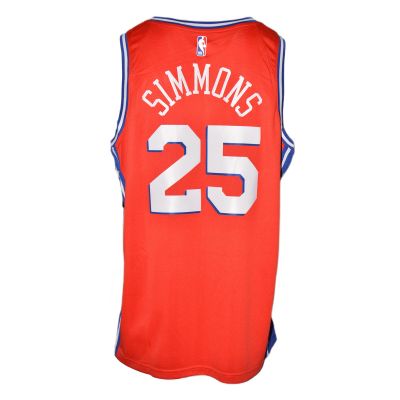 2. Koszulka Nike Philadelphia 76ers Swingman Jersey Ben Simmons Statement Edition - AT9812-658