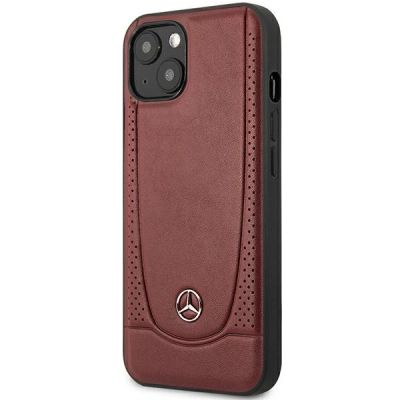 2. Etui Mercedes Leather Urban Bengale na iPhone 13 / 14 / 15 - bordowe