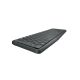 6. Zestaw klawiatura + mysz membranowa Logitech MK235 920-007931 (USB 3.0; kolor szary; optyczna)