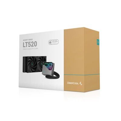 6. DeepCool LT520 Procesor Chłodnica cieczy all-in-one 12 cm Czarny 1 szt.