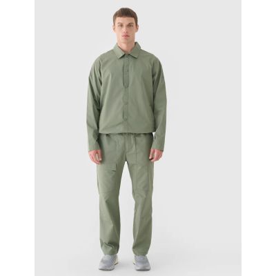 7. Kurtka przejściowa koszulowa męska 4F 4FRSS24TTJAM0887-44S