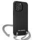 4. Etui Karl Lagerfeld Leather Textured and Chain na iPhone 13 Pro Max 6,7" - czarne