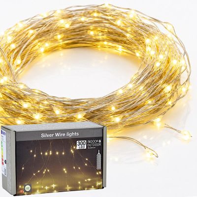 LAMPKI CHOINKOWE KASKADA ŚWIETLNA WATERFALL ZEW 300 LED CIEPŁY BIAŁY
