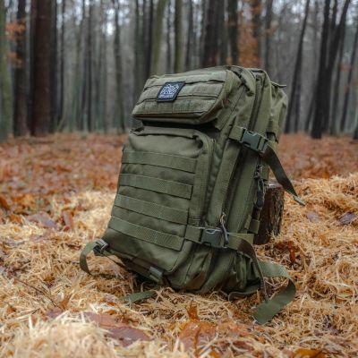 11. Plecak turystyczny Offlander Survival 43L OFF_CACC_07GN