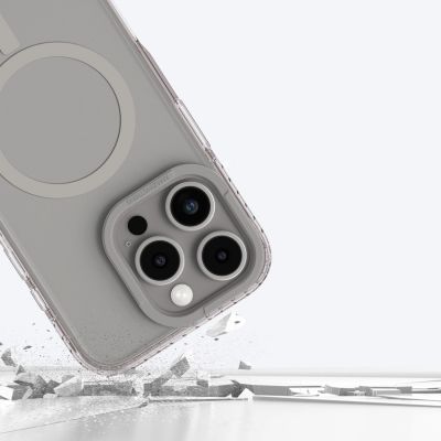 9. Etui silikonowe AMAZINGTHING Titan Pro Mag Case z pierścieniem magnetycznym do iPhone 16 Pro Max - szare