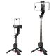 5. Selfie stick Acefast E42 z automatycznym statywem i pilotem Bluetooth 63 cm - czarny
