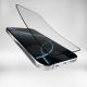 3. Szkło hybrydowe Puro Flexible Glass D3O z czarną ramką do iPhone 16 Pro