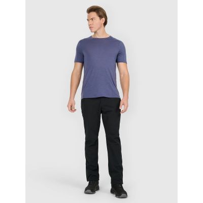 7. Koszulka trekkingowa z wełną merino męska 4F 4FWAW25TFTSM1526-32S